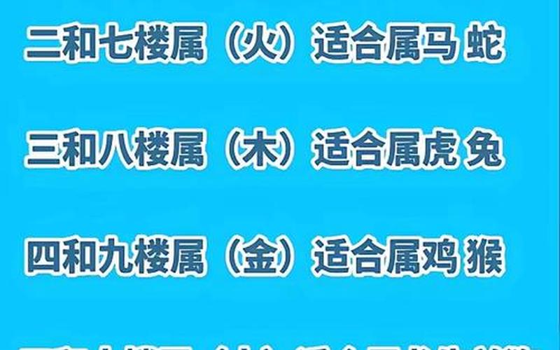 属相选房怎样选楼层吉利 属相选房怎样选楼层吉利