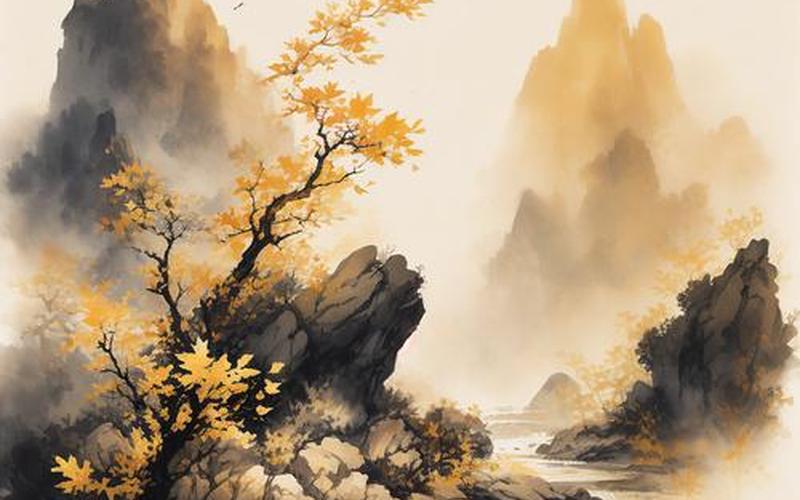 属相微信图片山水画