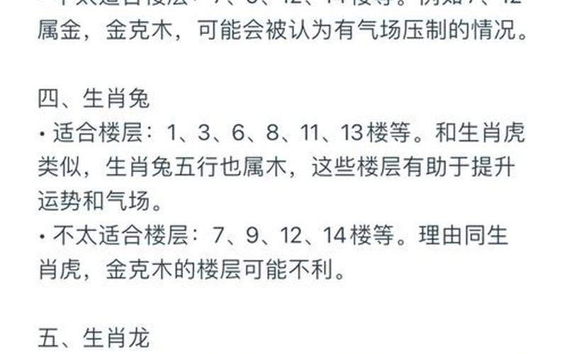 什么属相买什么楼层可信吗