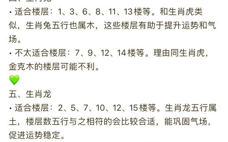 生肖属相与楼层风水 生肖属相与楼层风水