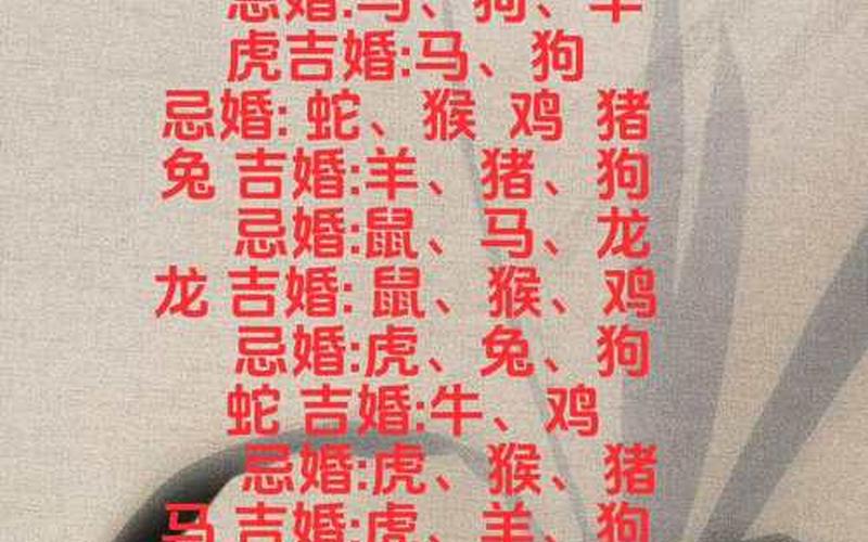 属相的配对和禁忌都有什么 属相的配对和禁忌都有什么